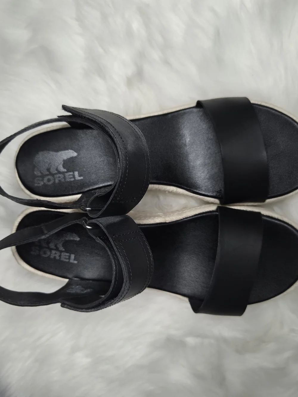 Sorel denim sandals manmade
